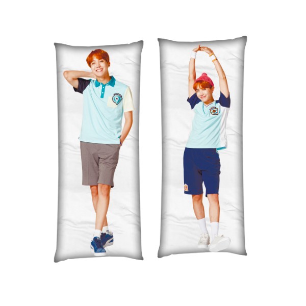 

Подушка BTS- J Hope дакимакура двухсторонняя стандарт 50 х 150 см - MyTee