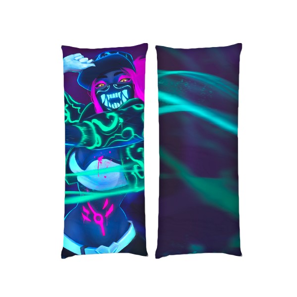 

Подушка Akali K/Da дакимакура двухсторонняя стандарт 50 х 150 см - MyTee