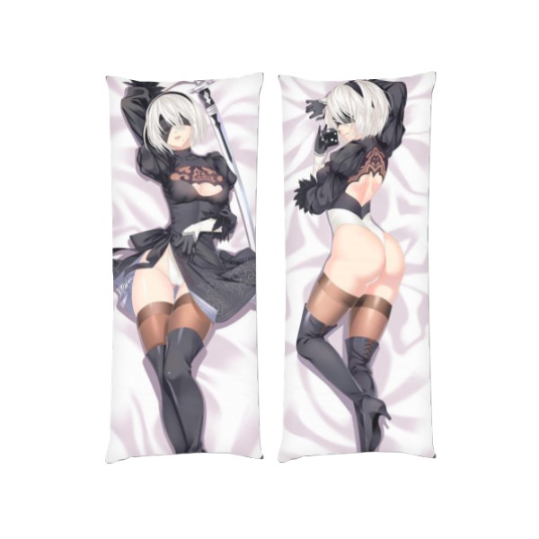 

Подушка Nier: Automata Yorha 2B дакимакура двухсторонняя стандарт 40 х 100 см - MyTee
