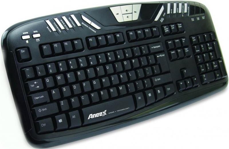 

Клавиатура Aneex E-K958 Black USB