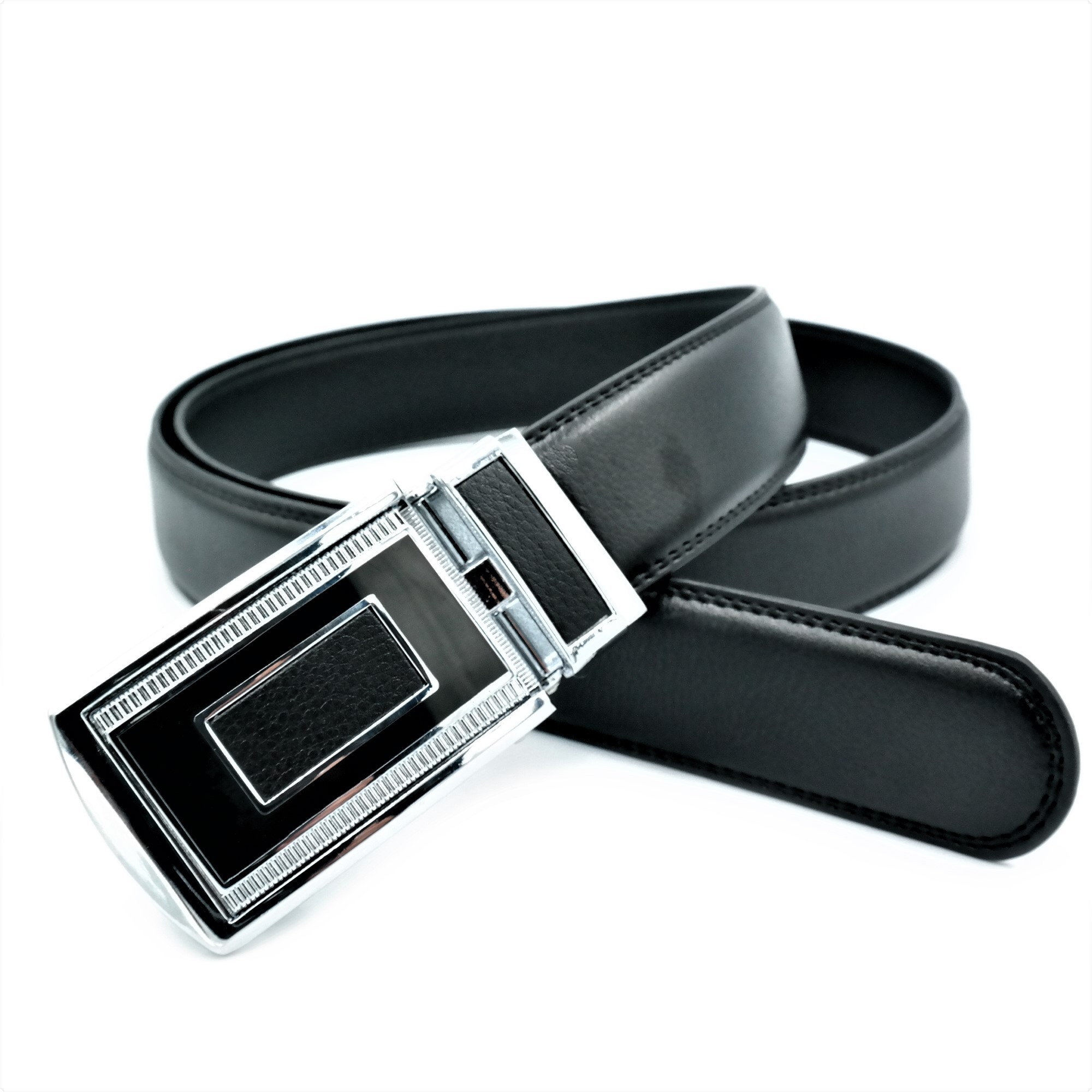 

Мужской ремень-автомат Lemon nwm-35avkz-0002 Чёрный