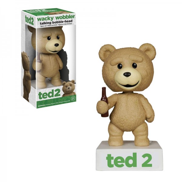 

Funko - Ted 2 The Movie - Ted the Teddy Bear Talking Wacky Wobbler Figure 6-inch
