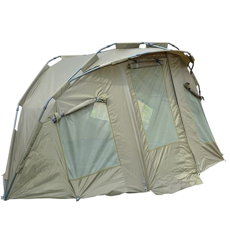 

Палатка для Рыбалки 280 х 215 х 135 см CarpZoom Expedition Bivvy 1 man Ловля Карпа Зеленый