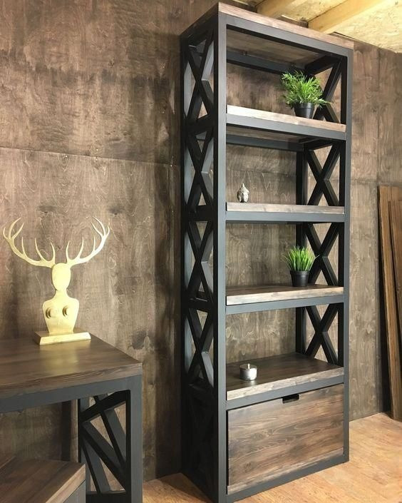 

Дизайнерский Стеллаж в стиле Лофт Loft Design RV427 ()