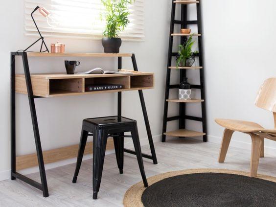 

Дизайнерский Письменный офисный стол с полками в стиле Лофт Loft Design RV707 ()