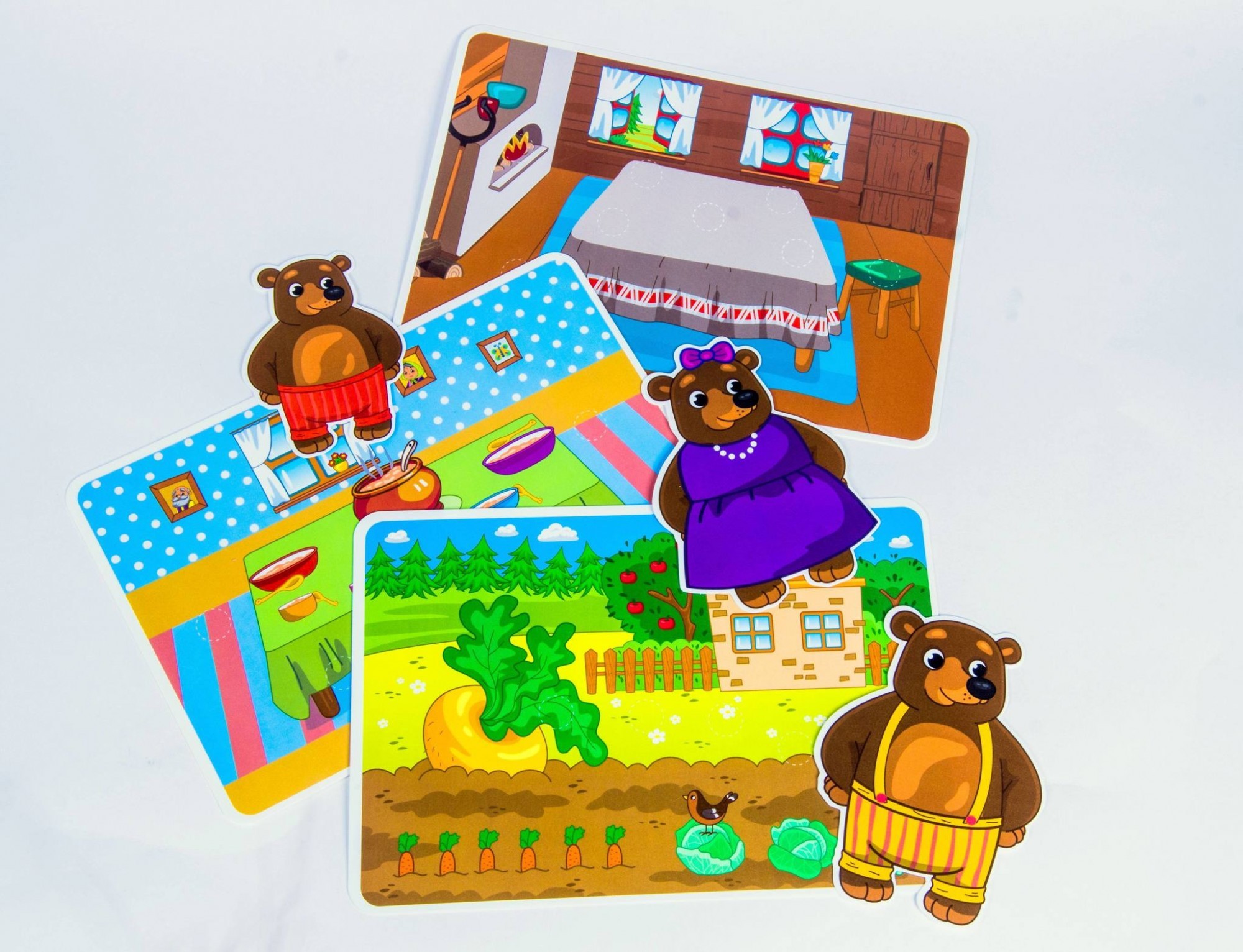 

Настольная игра Picnmix Умные липучки Сказки