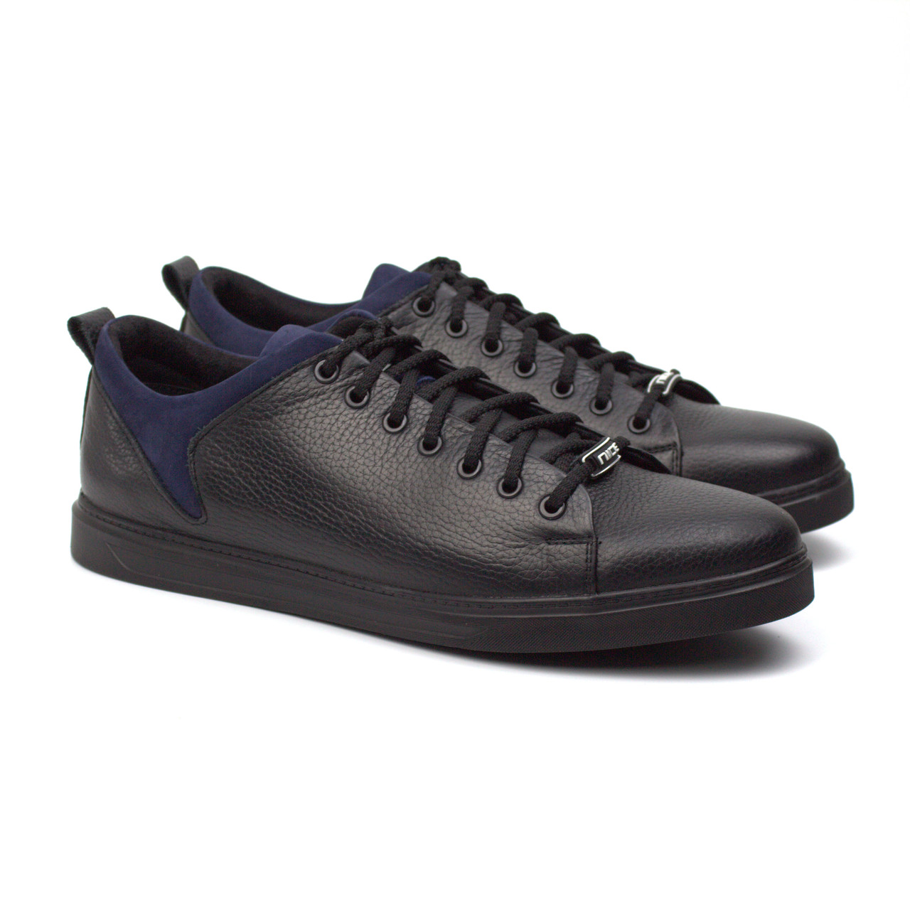 

Кроссовки кеды повседневные мужские черная кожа обувь весна осень Rosso Avangard Fuoco Floto Black BS 43р 28,5см