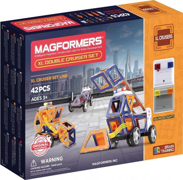 

Конструктор магнитный Magformers. Суперкрейсер 42 элементов (706004)
