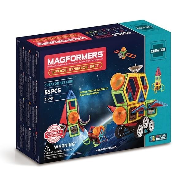 

Конструктор магнитный Magformers. Космический эпизод 55 элементов (703014)
