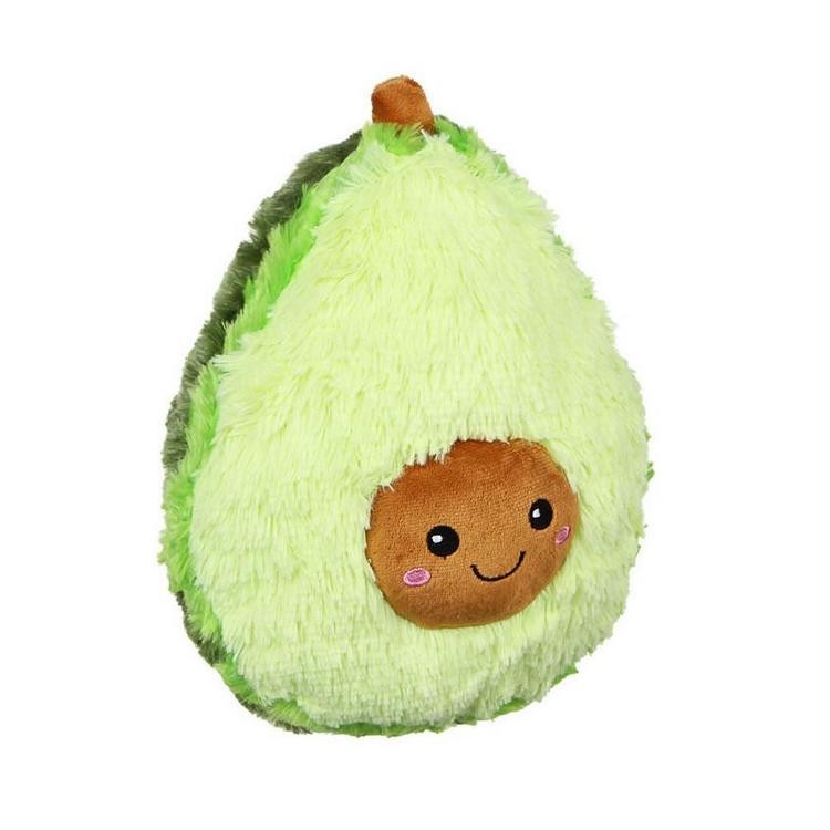 

Мягкая игрушка Авокадо Подушка анти стресс Squishable 27 см (Половина Авокадо)