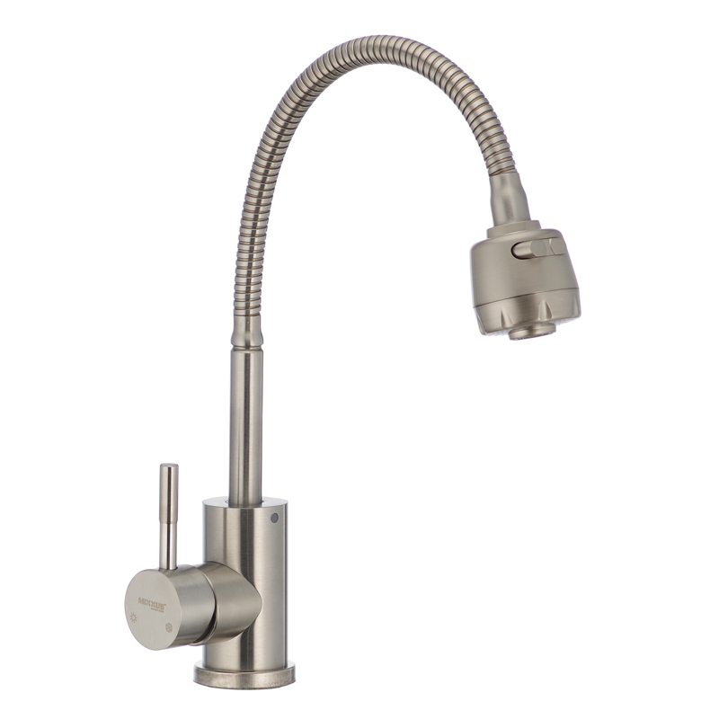 

Смеситель для кухни с гибким изливом MIXXUS SUS 011 (SS0006)