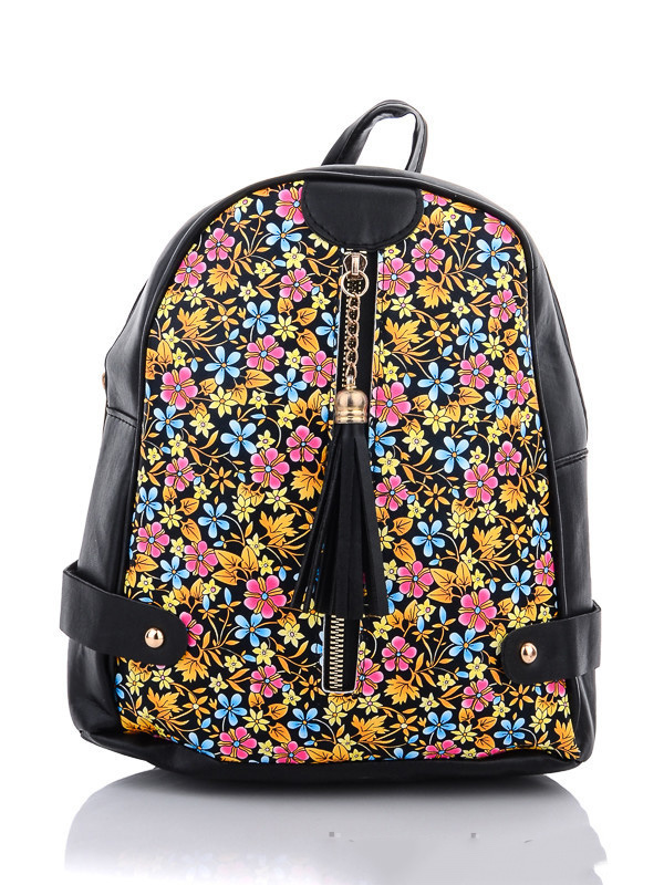 

Женские рюкзаки деми Prime 086-9 black Черный р.28x25x12