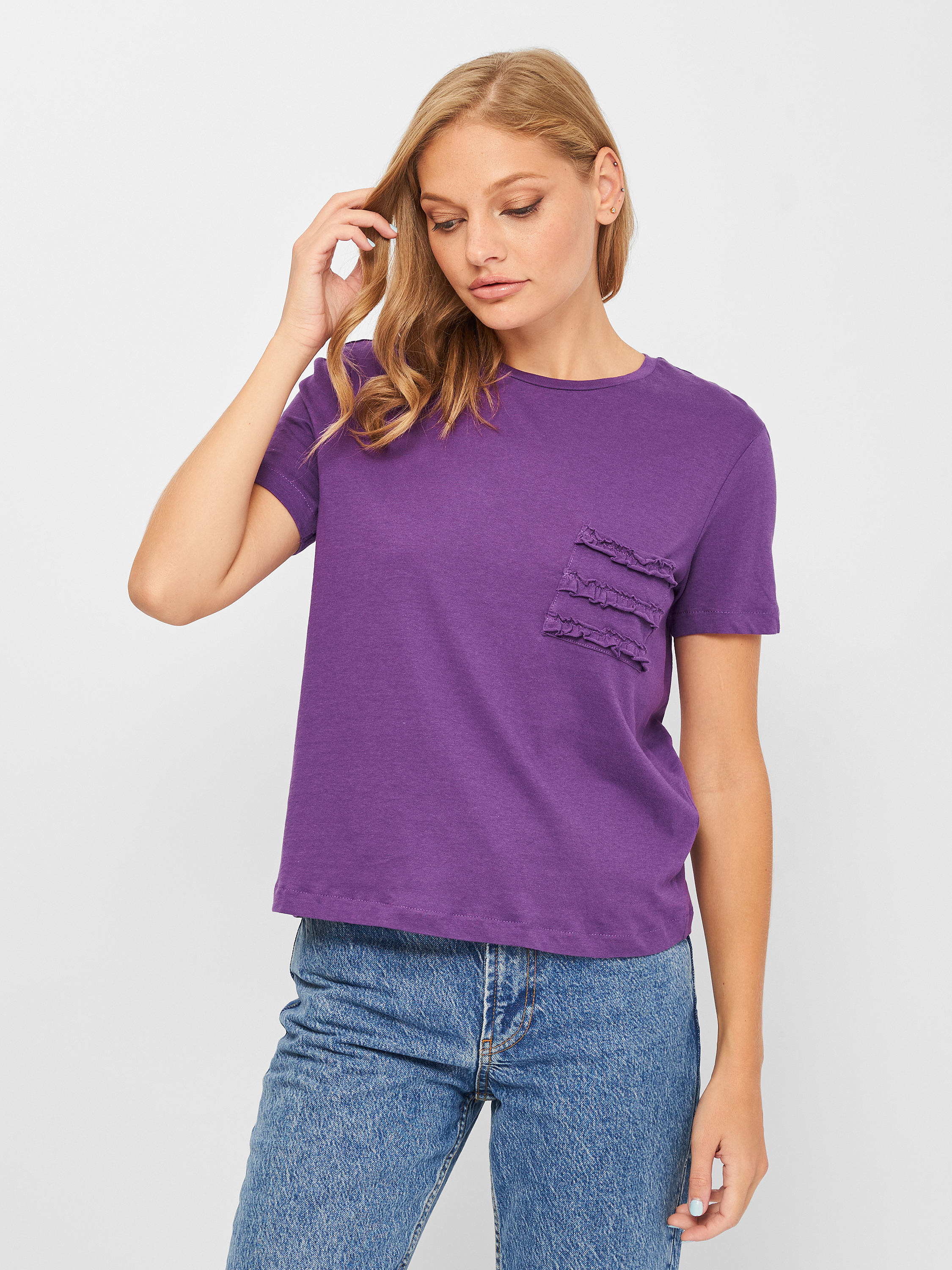 

Футболка Zara 4873/283/603 M Фиолетовая