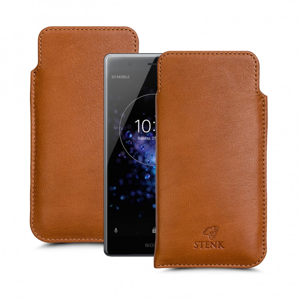 

Футляр Stenk Elegance для Sony Xperia XZ2 Premium Camel