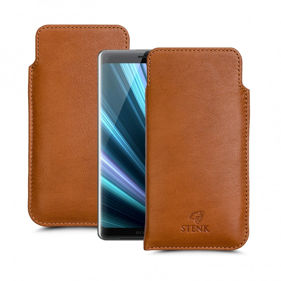 

Футляр Stenk Elegance для Sony Xperia XZ3 Camel