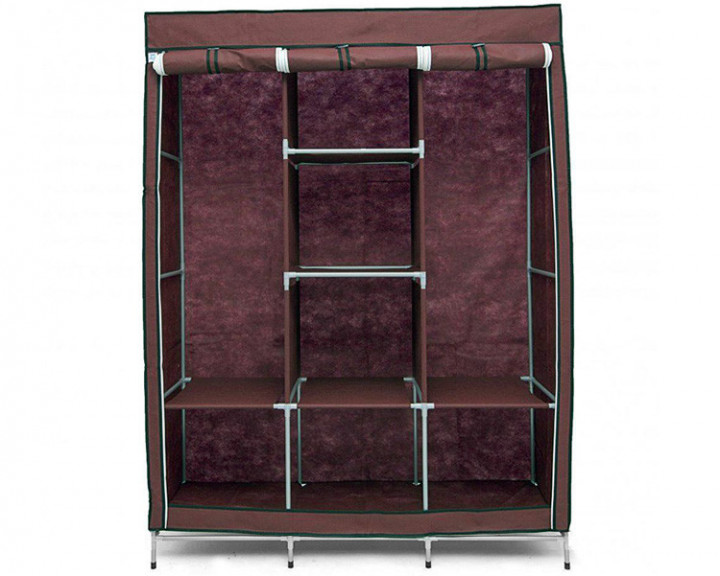 

Складной тканевой шкаф на 3 секции HCX-88130 Brown