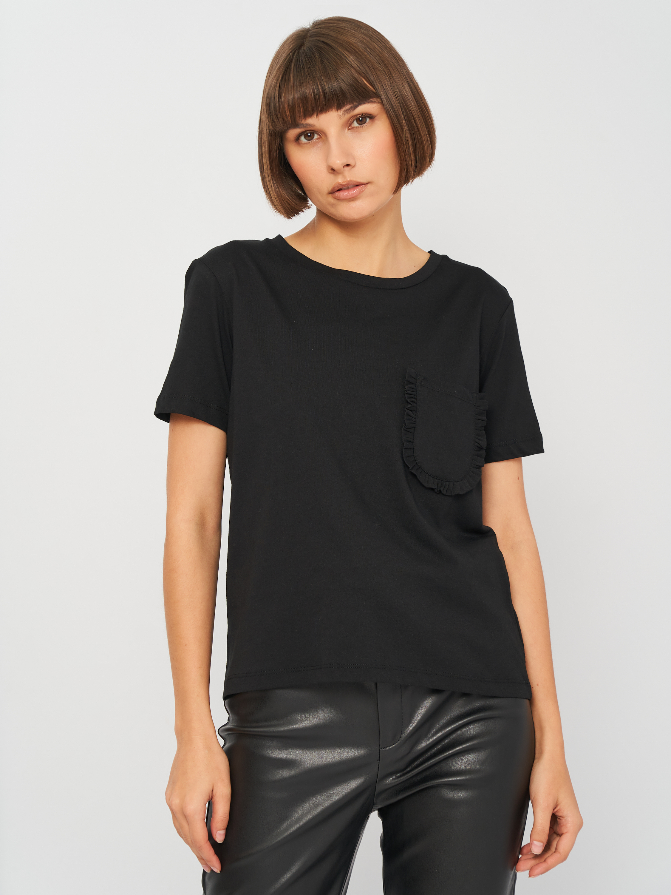 

Футболка Zara 5039/318/800  Черная, Футболка Zara 5039/318/800 S Черная