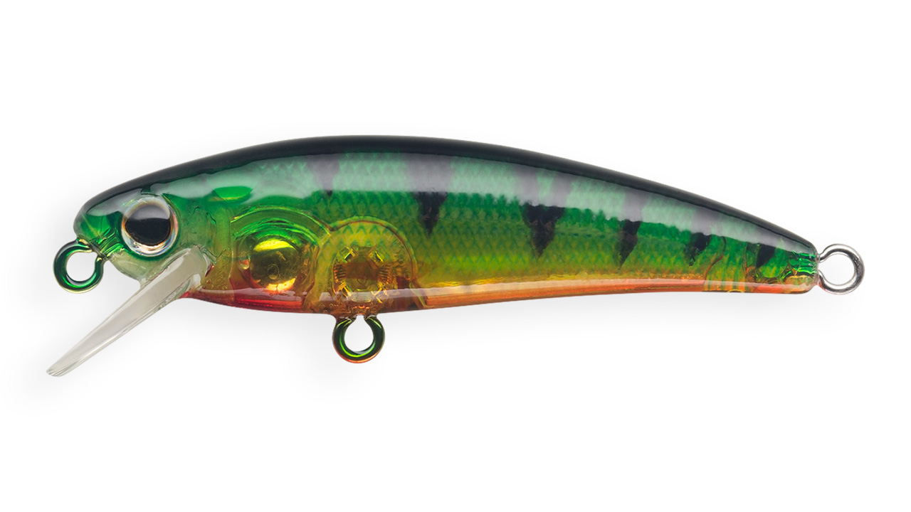 

Воблер Минноу Strike Pro Chip Minnow 45 S, 45 мм, 2,5 гр, Загл. 0,5м., Тонущий, цвет: A102G Transparent Perch, (JS-406#A102G) (81054)