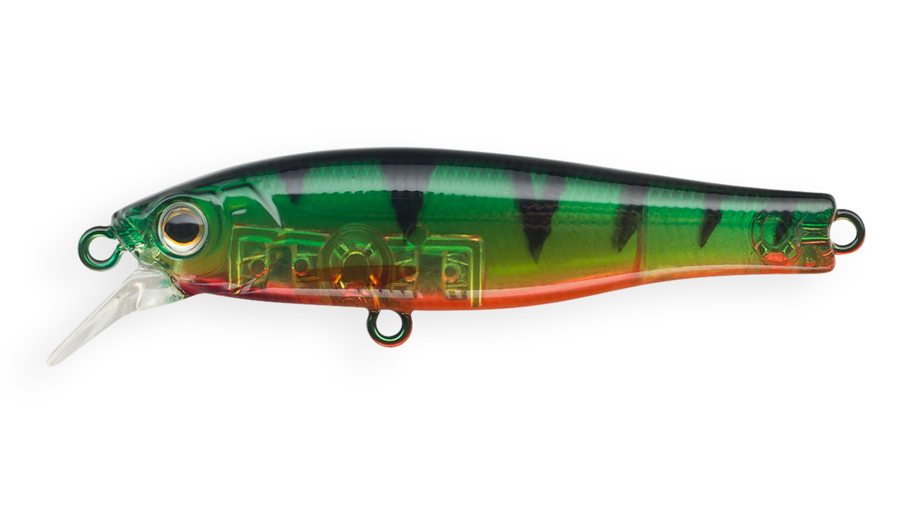 

Воблер Минноу Strike Pro Quick Minnow 55S, 55 мм, 4,5 гр, Загл. 1,5м., Тонущий, цвет: A102G Transparent Perch, (JS-239#A102G) (81017)
