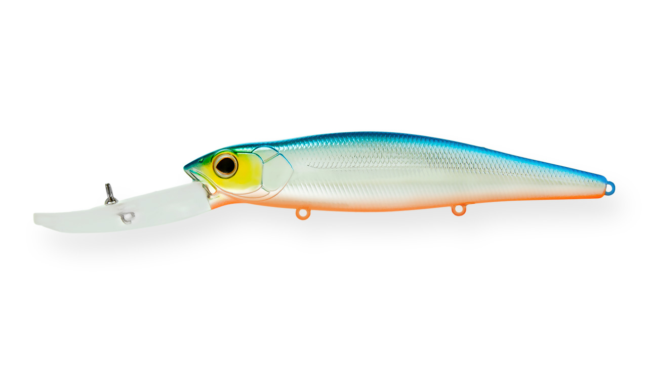 

Воблер Минноу Strike Pro Deep Jer-O Minnow 130, 130 мм, 31 гр, Загл. 5,0м.-6,0м., Плавающий, цвет: 626E Blue Silver OB, (EG-054F#626E) (81380)