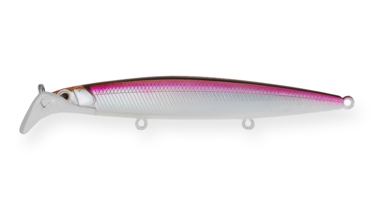 

Воблер Минноу Strike Pro Scooter Minnow 110F, 110 мм, 11,8 гр, Загл. 1,5м.-2,5м., Плавающий, цвет: A53-EP Silver Smelt UV, (EG-186F#A53-EP) (117489)