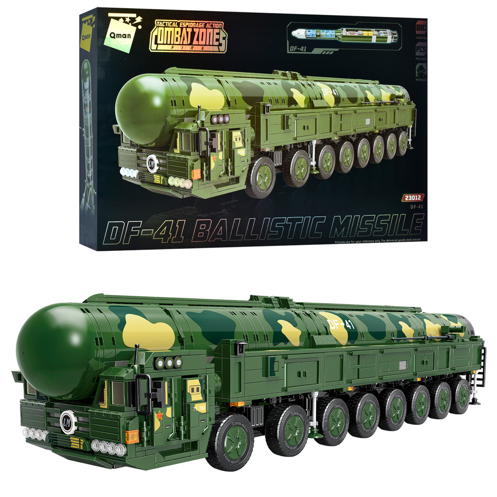 

Конструктор Qman 23012 военная машина, 1868 деталей