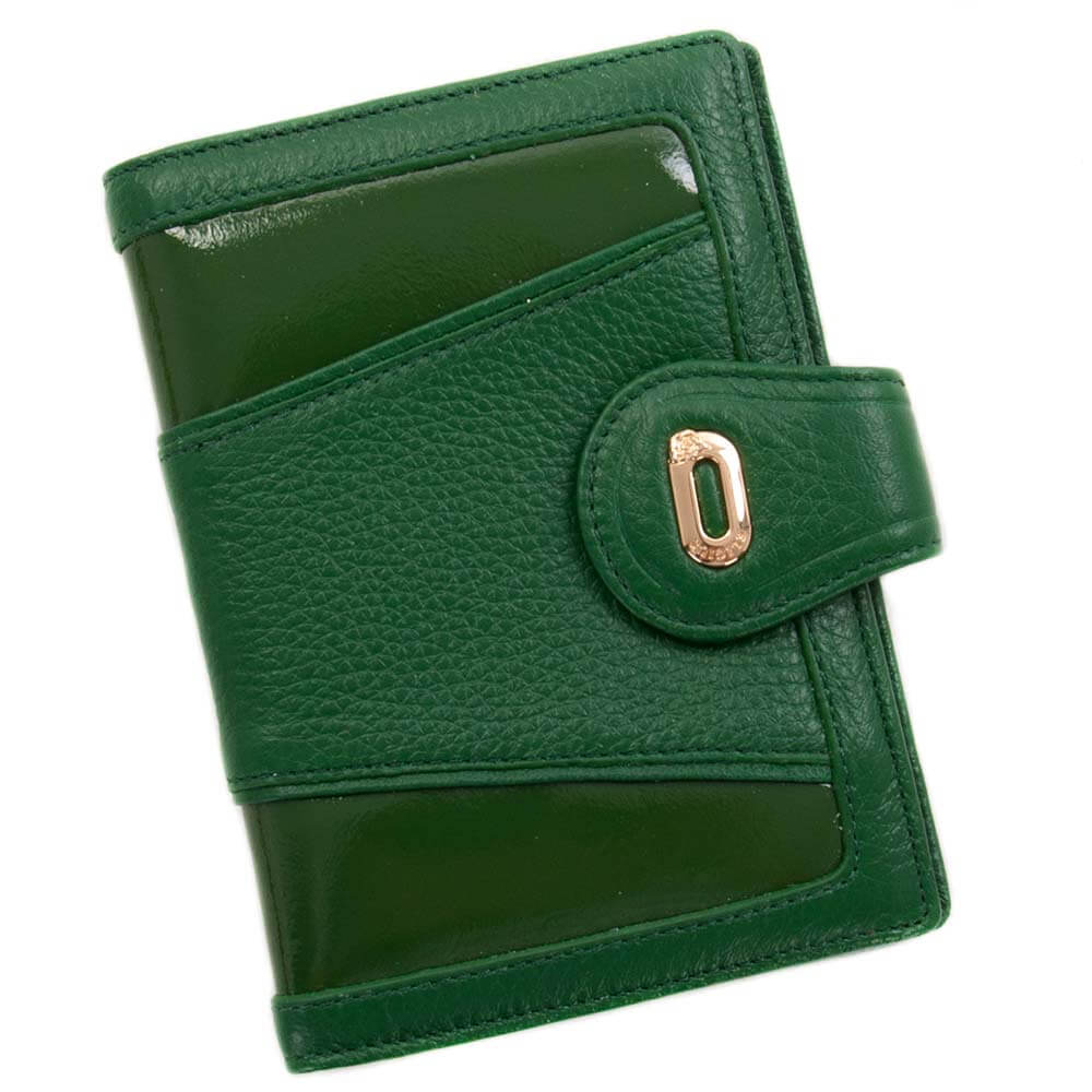 

Обложка для автодокументов женская кожаная зеленая (10095 green)