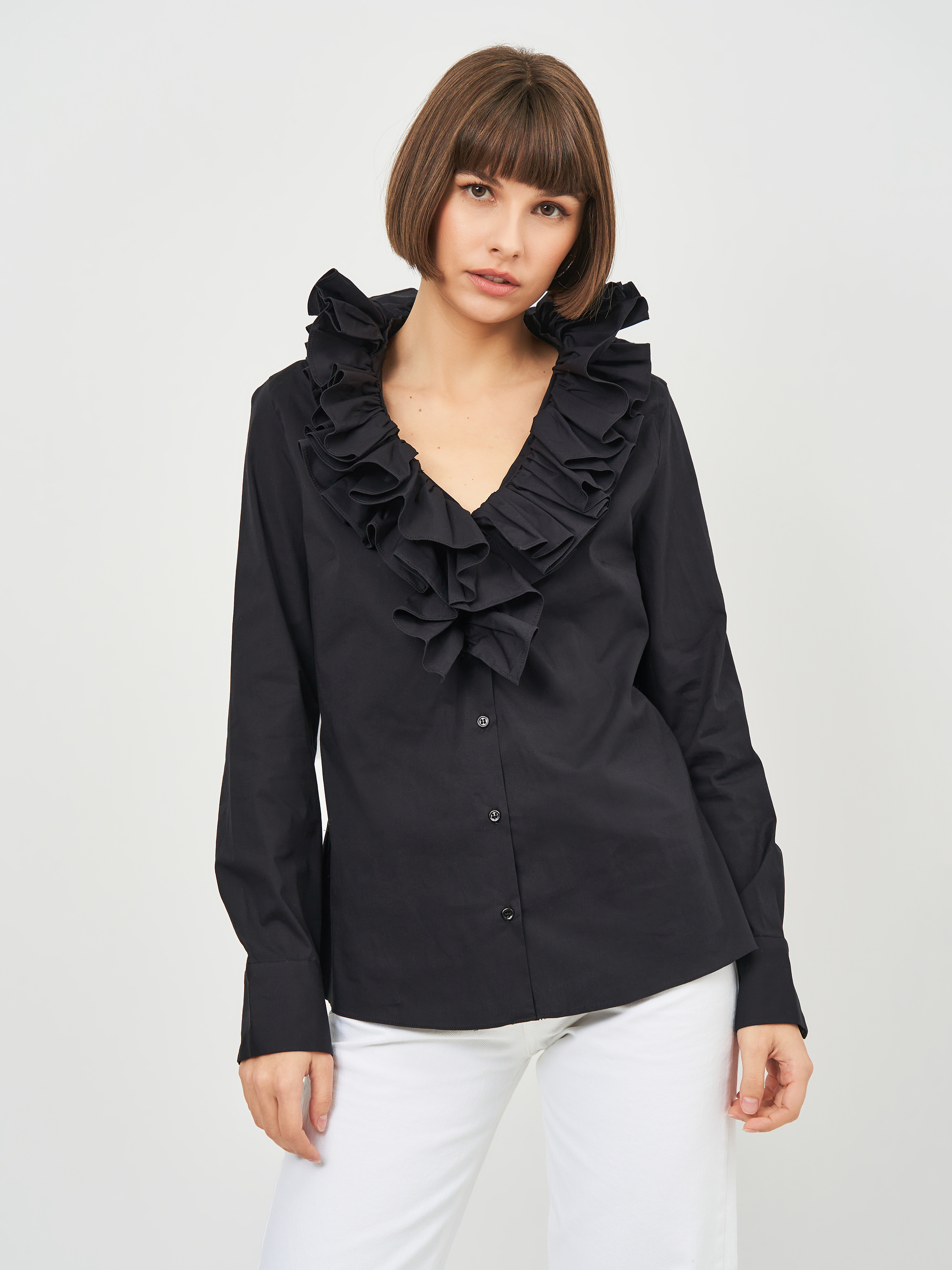 

Блузка Zara 8595/648/800  Черная, Блузка Zara 8595/648/800 S Черная