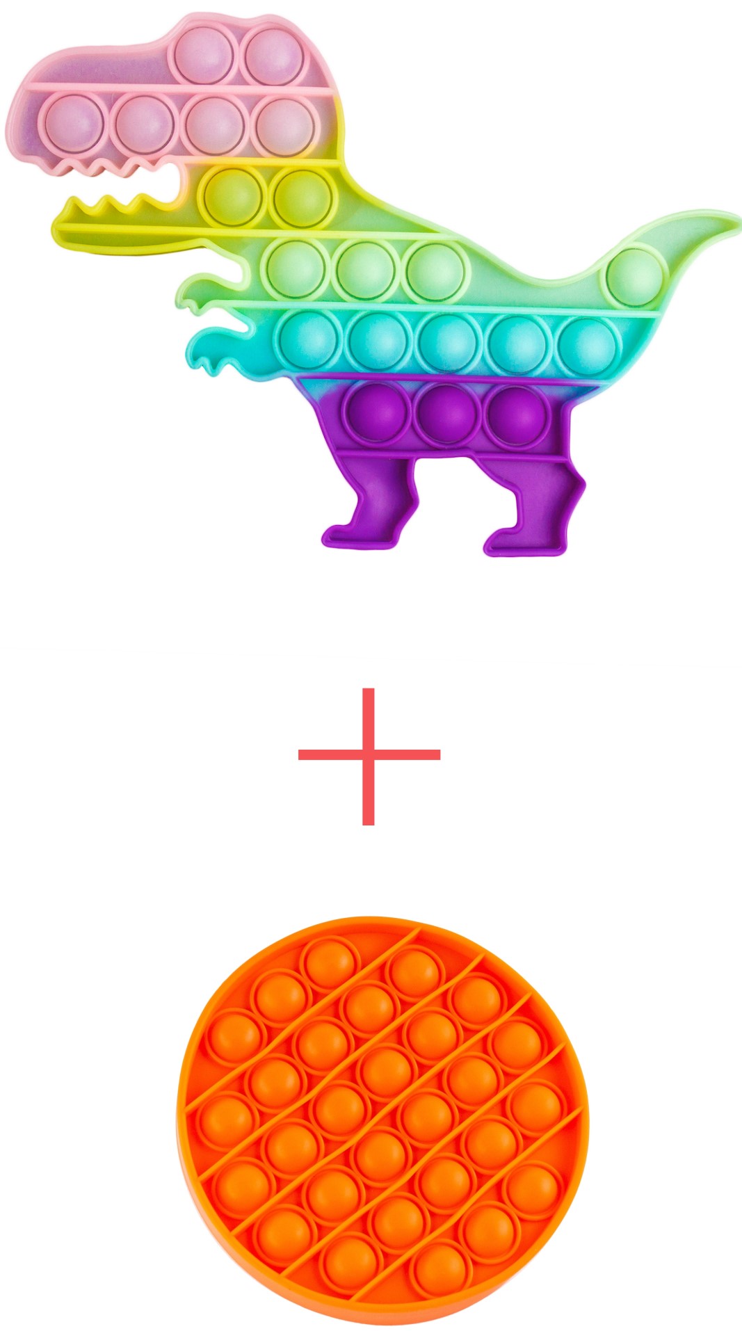 

Набор Sibelly Игрушка антистресс Sibelly Pop It Динозавр Glow in Dark + Круг Mono Orange (SB-PPIT-DN-GD-CRCL-OR) (9869205469156)