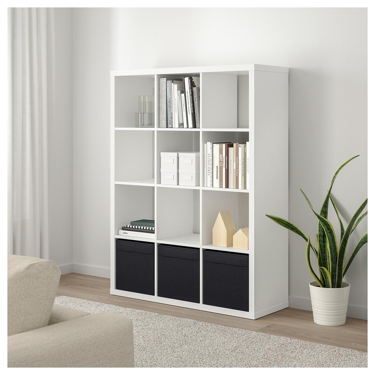 

Стеллаж IKEA KALLAX 112x147 см белый 104.099.32