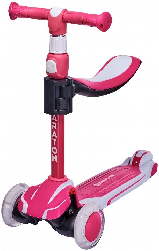 

Самокат MARATON Flex G розовый (2в1)