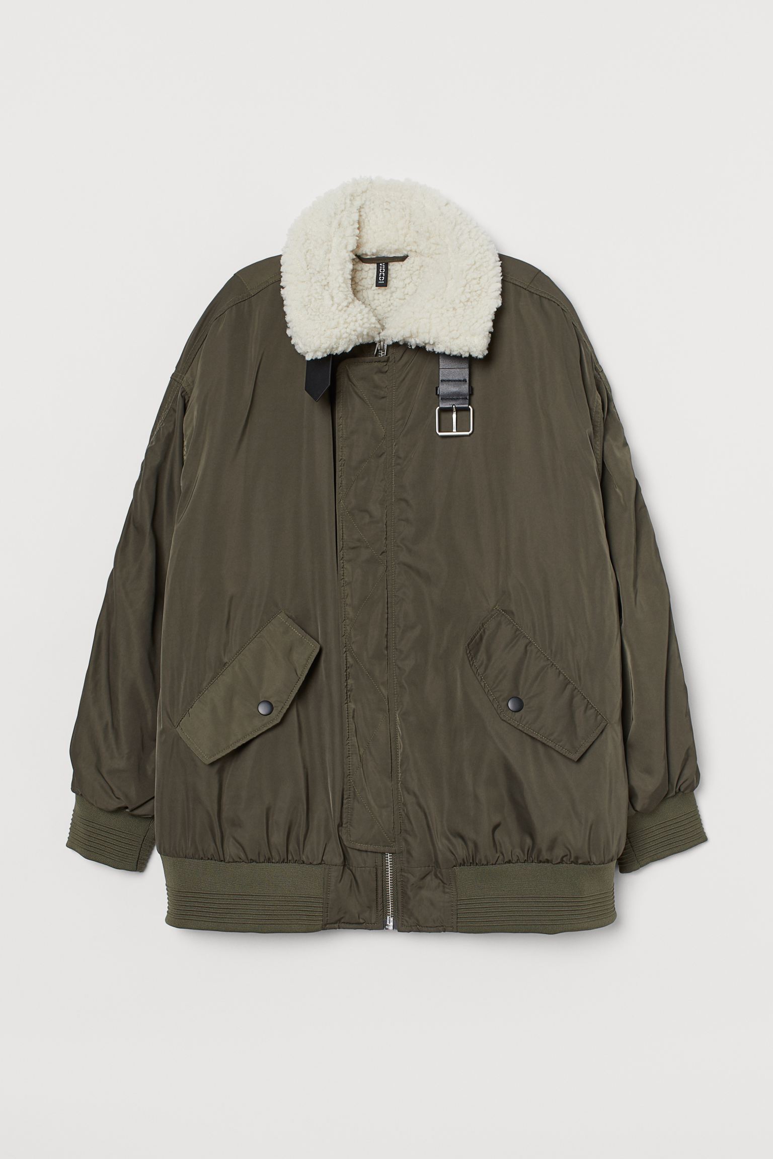 

Куртка H&M M хаки 1099178362