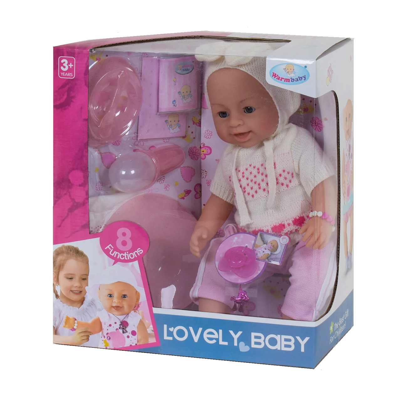 

Интерактивный пупс с аксессуарами Lovely Baby 42 см Вид 5