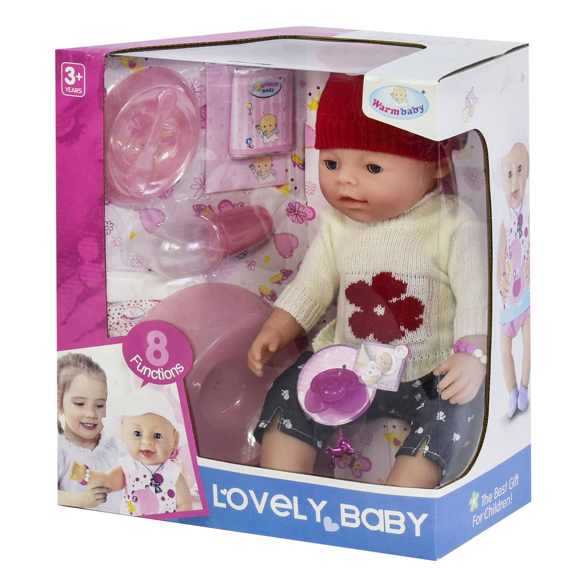 

Интерактивный пупс с аксессуарами Lovely Baby 42 см Вид 6