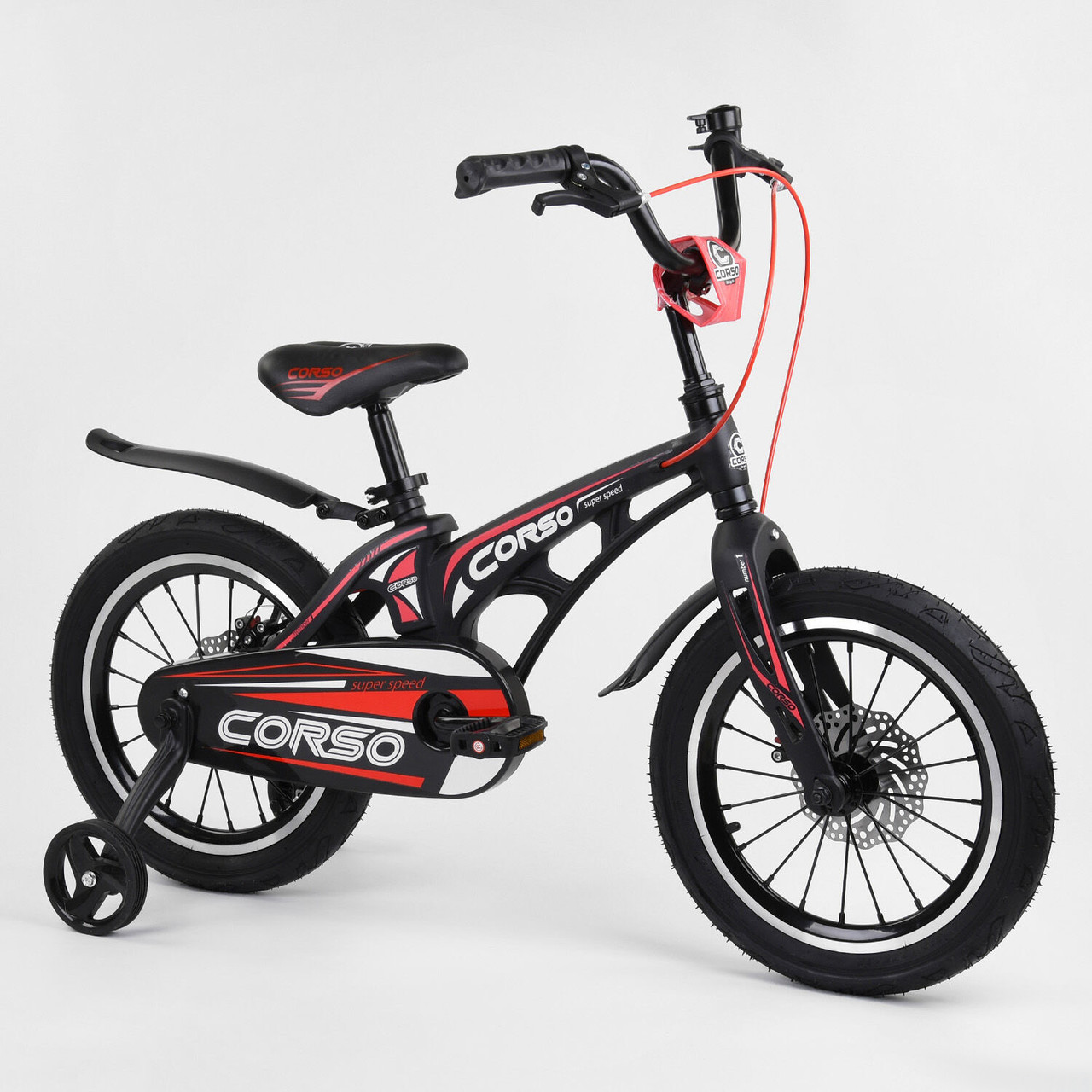 

Велосипед CORSO MG-16414 16 дюймов (магниевая рама, дисковые тормоза)