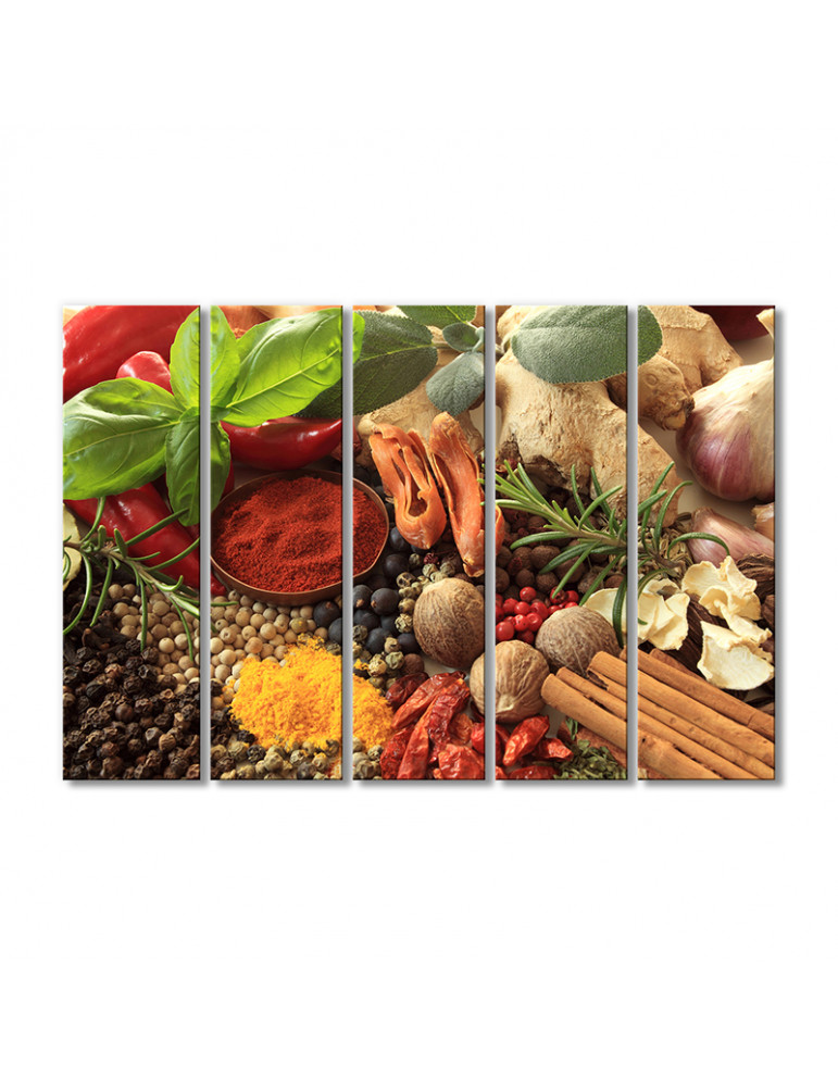 

Модульная картина Artel «Богатство вкусов» 5 модулей 90x135 см