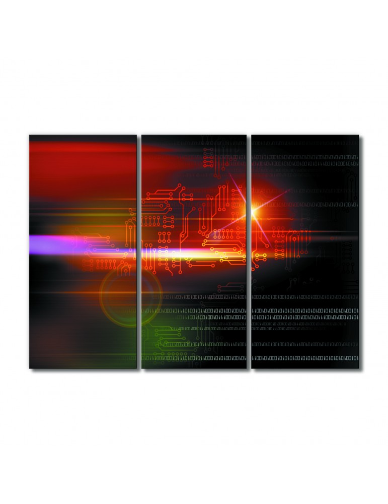 

Модульная картина Artel «Блик в коде» 3 модуля 80x120 см