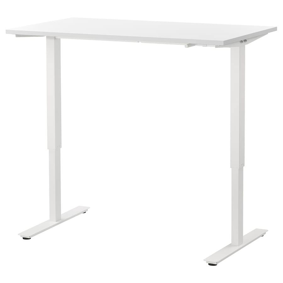

Стіл з регулюванням висоти IKEA SKARSTA / TROTTEN 120х70 см білий (494.354.16)