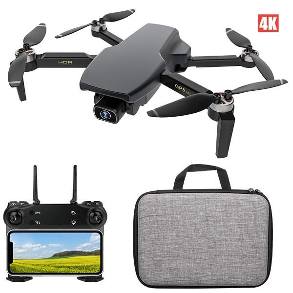 

Квадрокоптер ZLRC SG108 / JY 001 Black − дрон с 4K и HD камерами, GPS, FPV, 5G Wi-Fi, БК моторы, 1 км, до 25 мин. + кейс (k377)