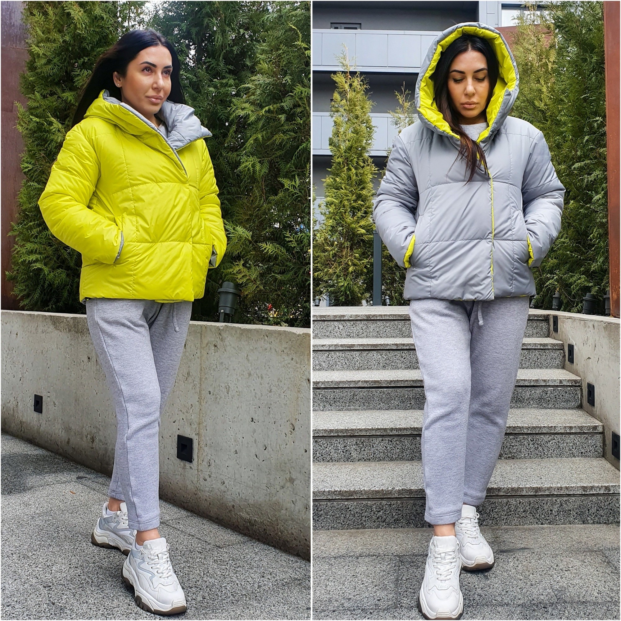 

Куртка двухсторонняя Lora Angel Серый/Ярко-желтый, Куртка двухсторонняя Lora Angel Серый/Ярко-желтый (L)