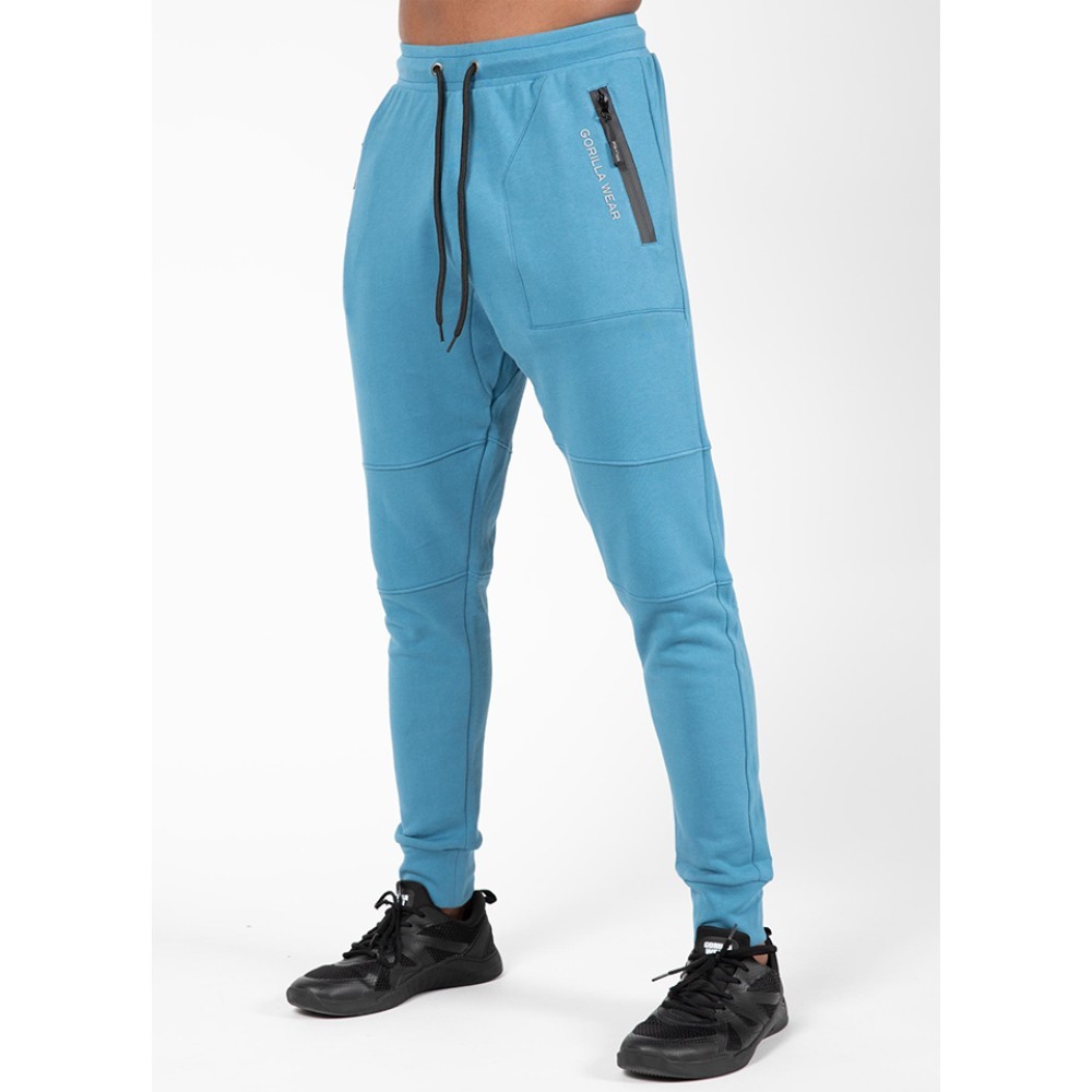 

Спортивные штаны Gorilla Wear Newark Pants  Голубые, Спортивные штаны Gorilla Wear Newark Pants M Голубые