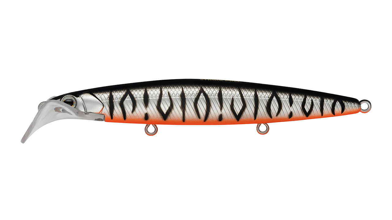 

Воблер Минноу Strike Pro Scooter Minnow 110F, 110 мм, 11,8 гр, Загл. 1,5м.-2,5м., Плавающий, цвет: A243ES Grey Shadow Mat Tiger, (EG-186F#A243ES) (117487)
