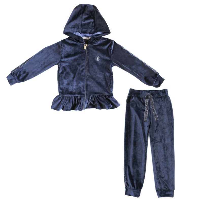

Костюм спортивный Синий велюр Monna Rosa Milano 128-134 см