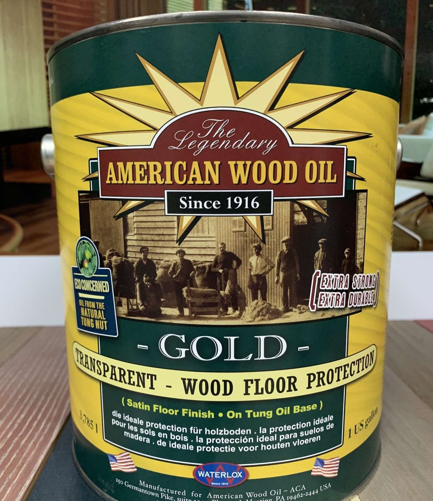 

Тунгове масло American Wood Oil Transparent Gold 3.785 л