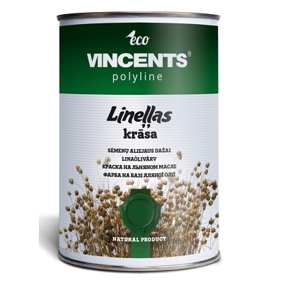 

Лляне масло Vincents Polyline Linellas Krasa Curry 1л