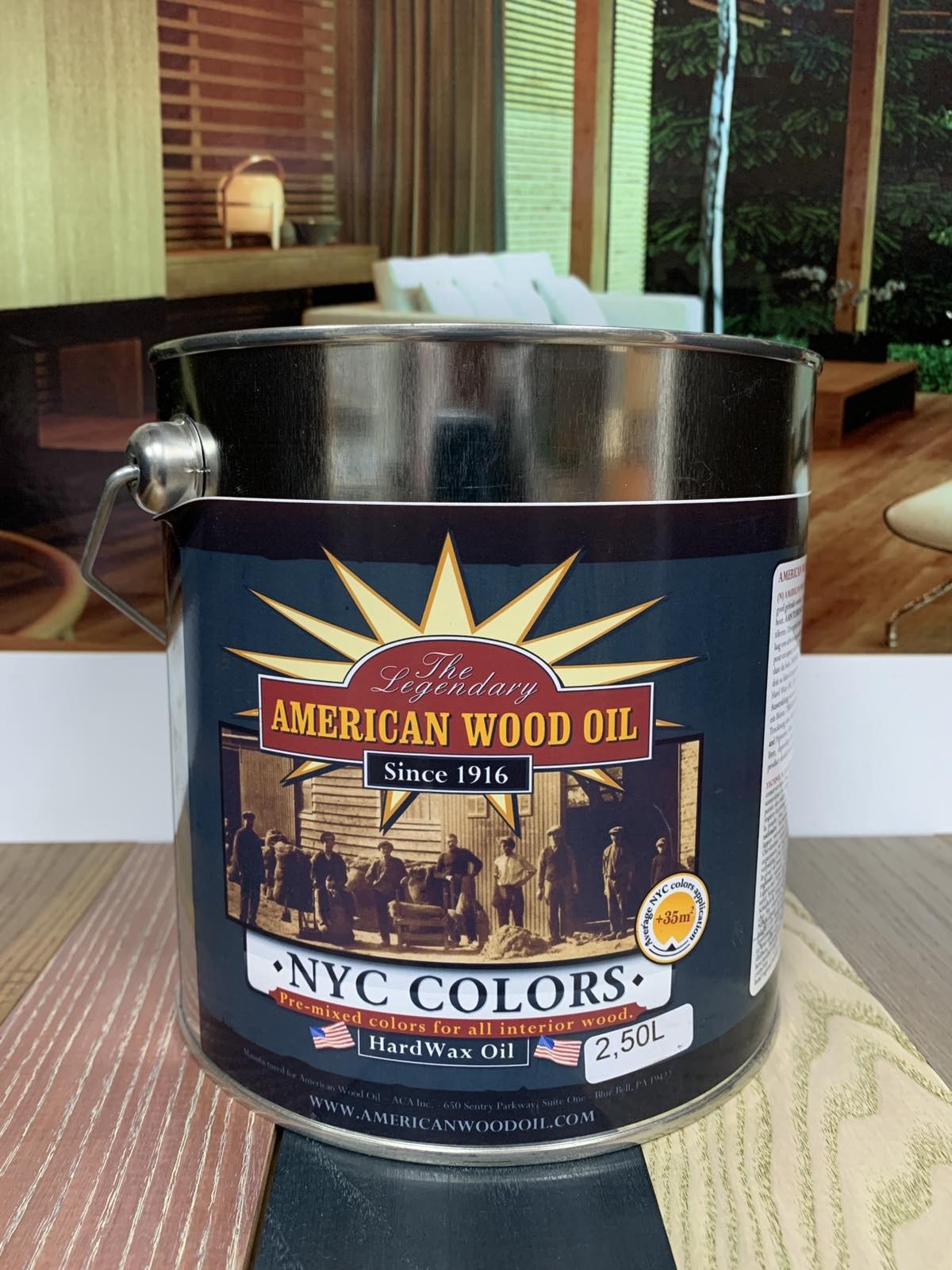 

Масло-віск American Wood Oil NYC Colors 2.5 л