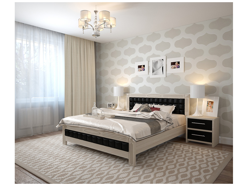 

Односпальная кровать Арт-Мебель Фортуна дуб 90х200