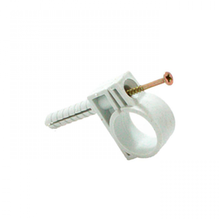 

Держатель D18-20 с дюбелем D8/36 для труб, гофр. 100 штук (OBT20G)