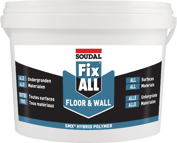 

Клей-Герметик Гидроизолирующий Белый 4 кг SOUDAL FIX ALL Floor & Wall