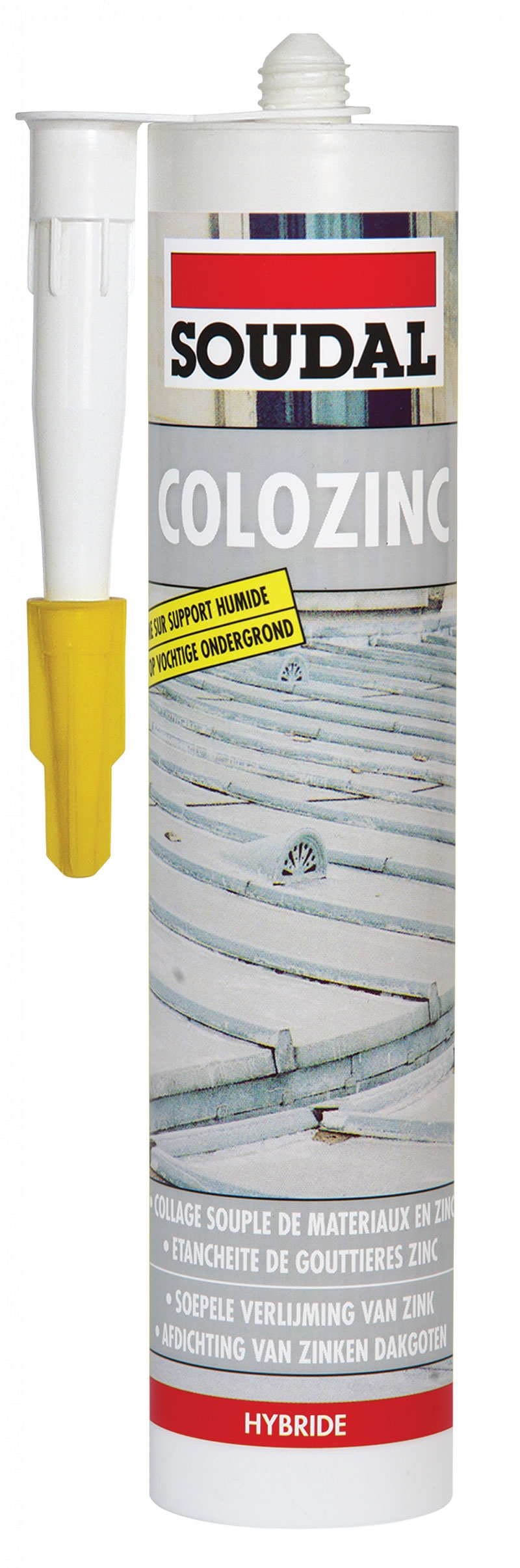

Клей-Герметик Для Металлочерепицы Серый 290 мл SOUDAL COLOZINC